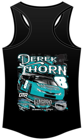 Derek Thorn #8 Women's Racerback Tank Top