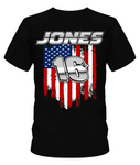 Allie-Mae Jones American Flag T-Shirt