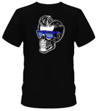 BJ Tidrick Skull T-Shirt (Blue Sunglasses)