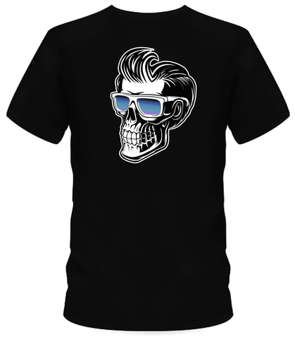 BJ Tidrick Skull T-Shirt (White Sunglasses)