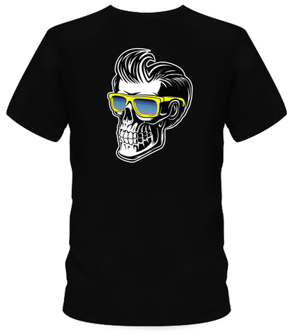 BJ Tidrick Skull T-Shirt (Yellow Sunglasses)