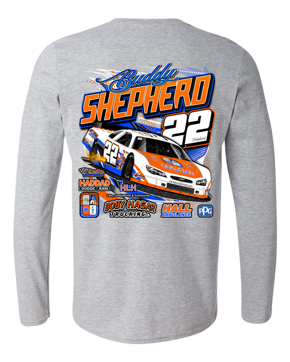 Buddy Shepherd Long Sleeve T-Shirt – shorttrackheroes
