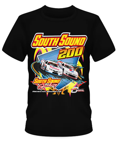 South Sound Speedway 200 T-shirt (Full Front)