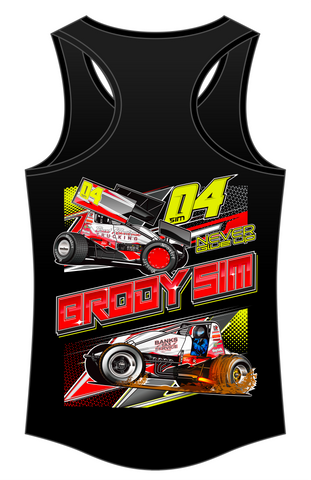 Brody Sim Women's Racerback Tank Top
