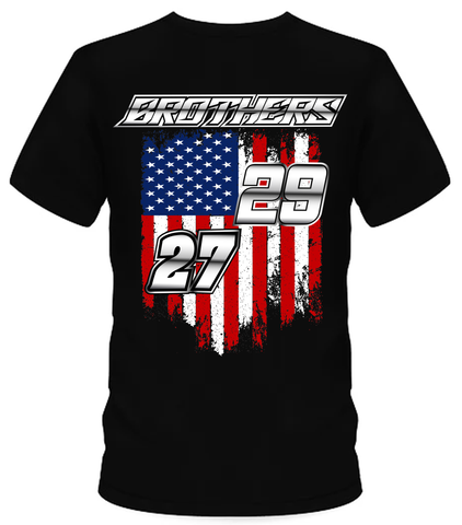 The Brother Brothers Racing Team American Flag Design