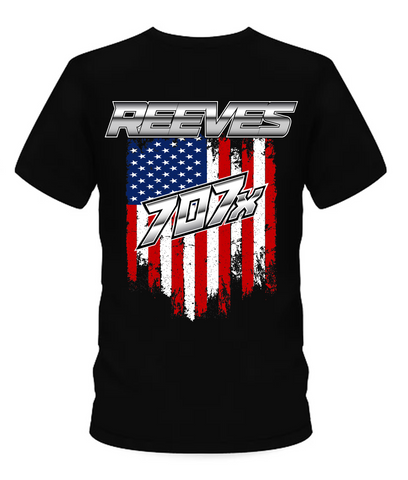 Carter Reeves American Flag T-Shirt