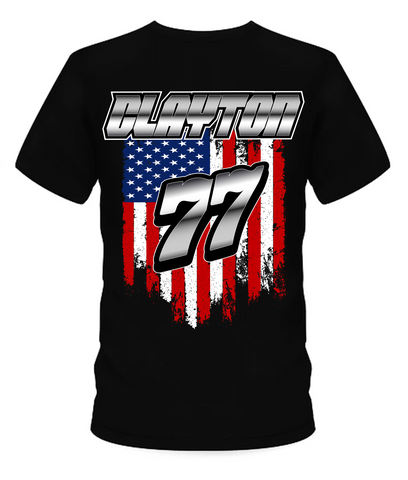 Devin Clayton American Flag T-Shirt