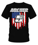 Garret Archer American Flag T-Shirt