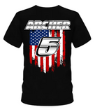 Garret Archer American Flag T-Shirt