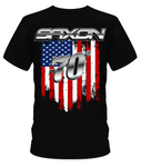 Kaye Saxon American Flag T-Shirt