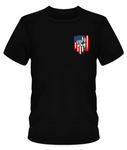 Kaye Saxon American Flag T-Shirt