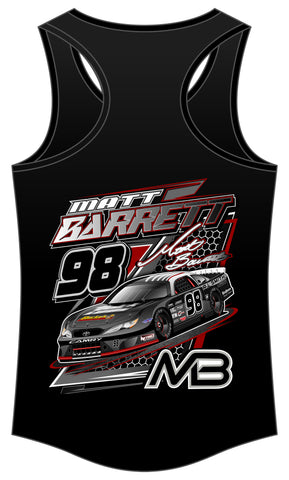 Matt Barrett #98 Women's Racerback Tank Top