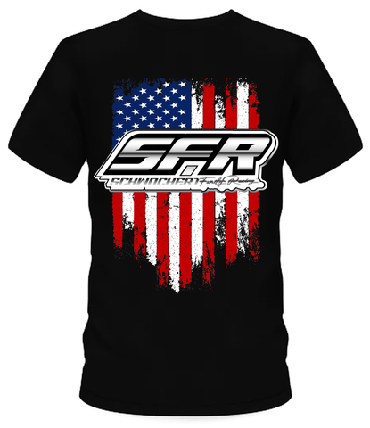 Schwochert Family Racing American Flag T-Shirt