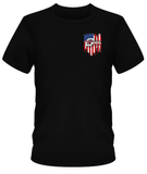 Short Track Heroes American Flag T-Shirt