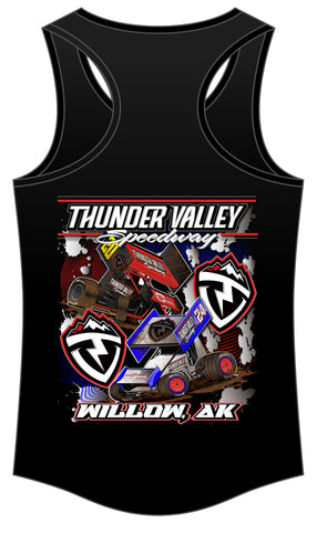 Thunder Valley Speedway Women's Racerback Tank Top
