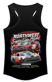 Northwest Super Late Model Series Women's Racerback Tank Top