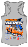 Craig Neves #3 Women's Racerback Tank Top