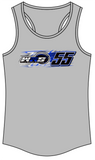 Linny White Race Day Women's Racerback Tank Top